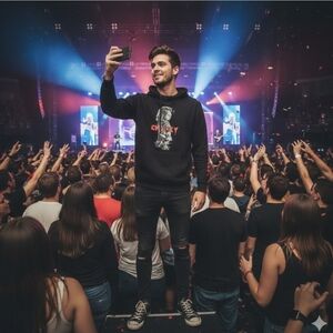 Vintage Chucky Good Guys Black Fleece Hooded Sweatshirt Size Medium